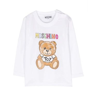 Sudadera MOSCHINO blanca para bebés